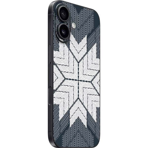 NYC Symmetric Flower iPhone 16 Plus Skin